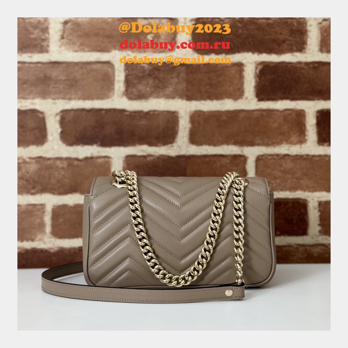 crossbody gg marmont G*u*i 446744 copy matelassé bag