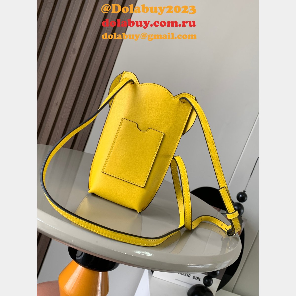 Wholesale Loewe Elephant Pocket in classic calfskin