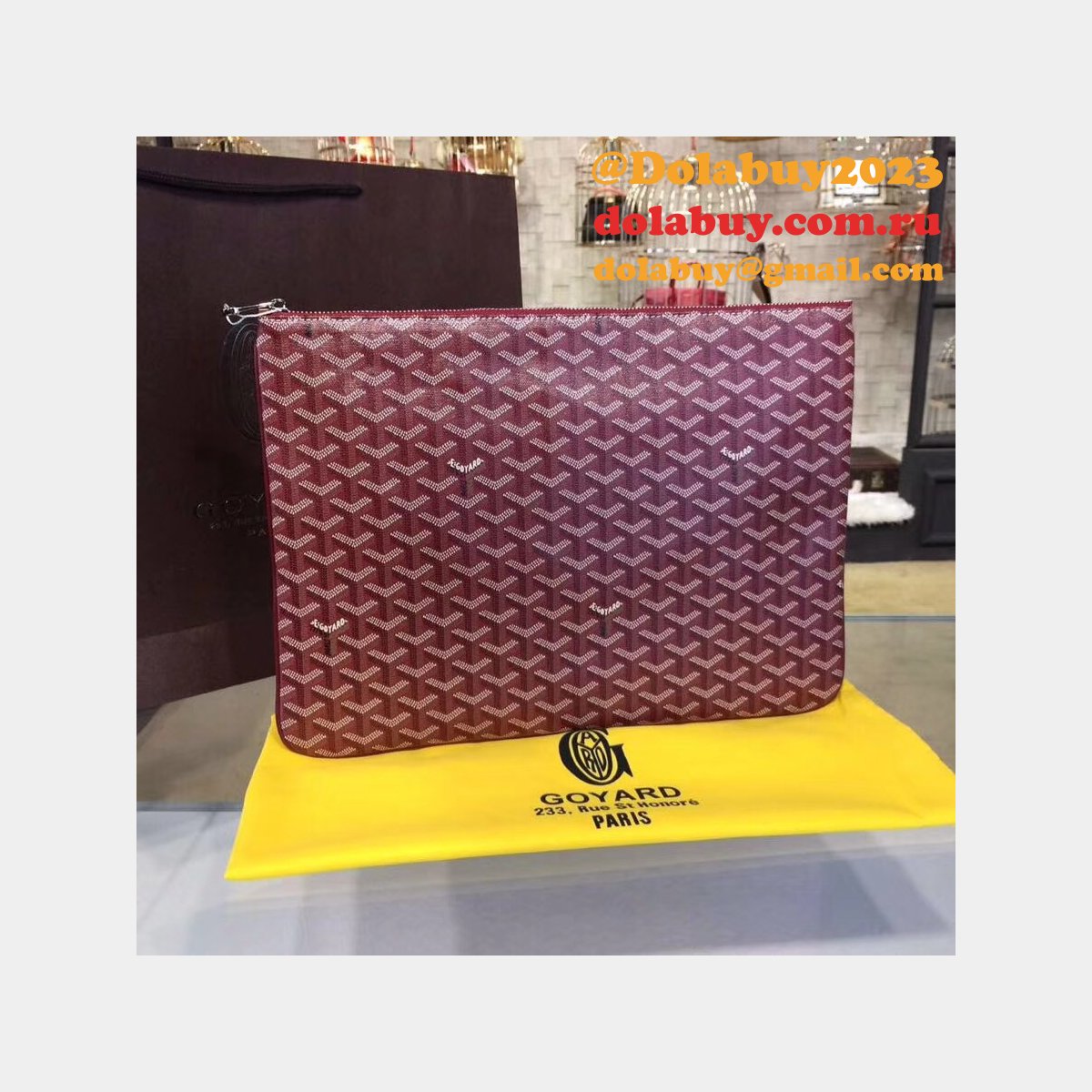 Top Quality Goyard Multi-Color Clutch AAA+ Bags