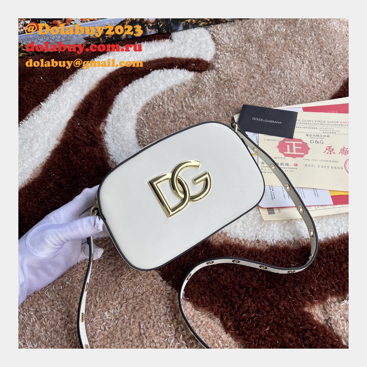 Factory Top Quality DG Logo Crossbody Dolce & Gabbana 3320 Copy Bags