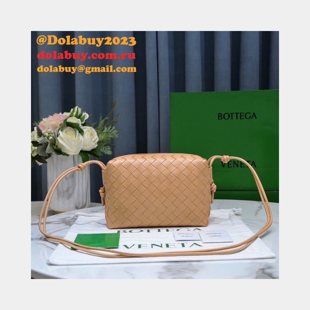 BEST Bottega Veneta Loop Camera Perfect bag 22cm