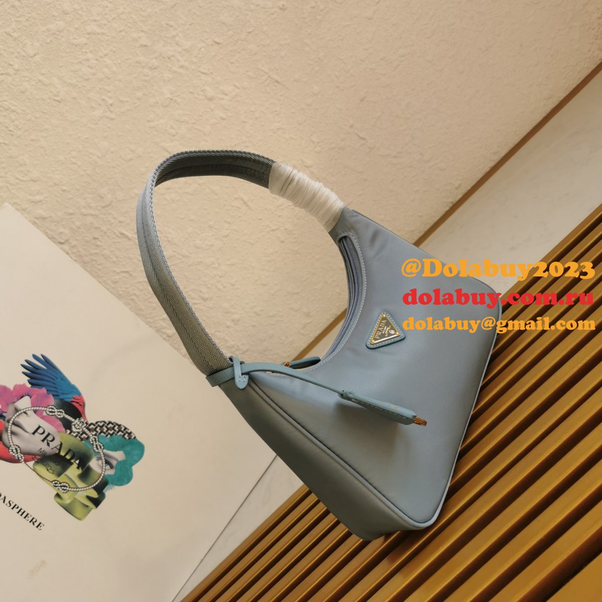 Hobo Bags Prada 1NE515 AAA High Quality Replica Bags