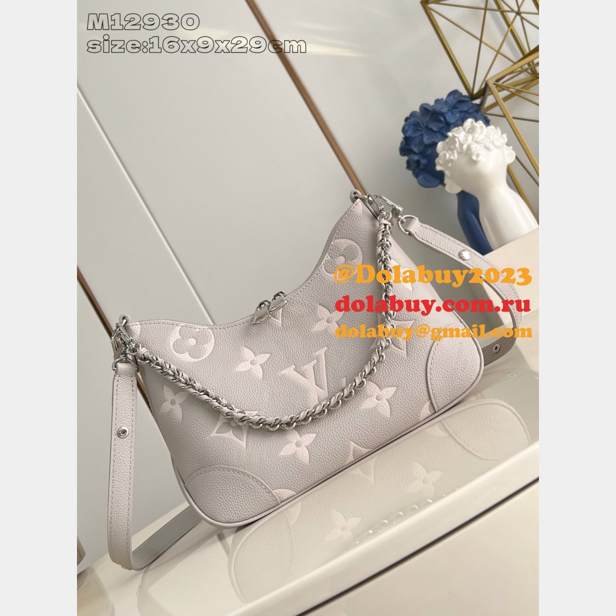 Louis Vuitton Bicolor Monogram Empreinte Boulogne M12930 Bag