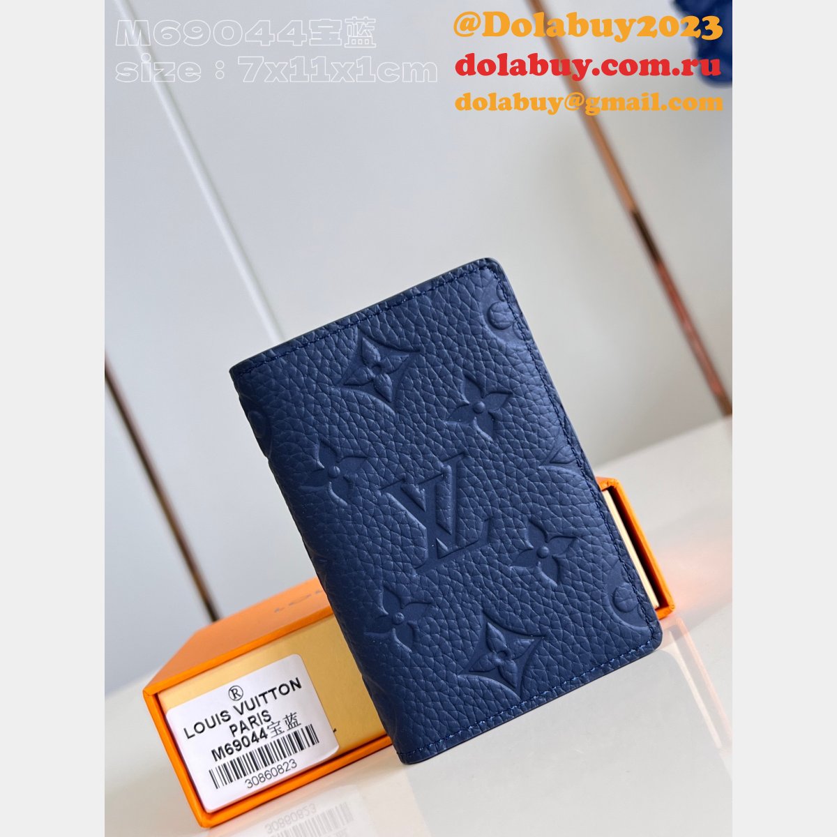 AAA+ Brazza Slender Zippy Vertical Wallet LV Replica Bag