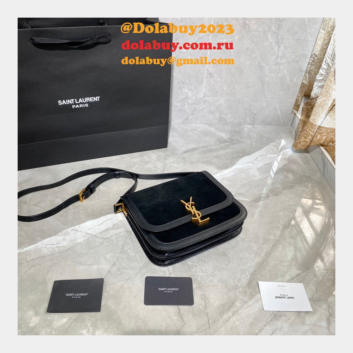 Solferino shoulder Replica 635025 bag Saint Laurent