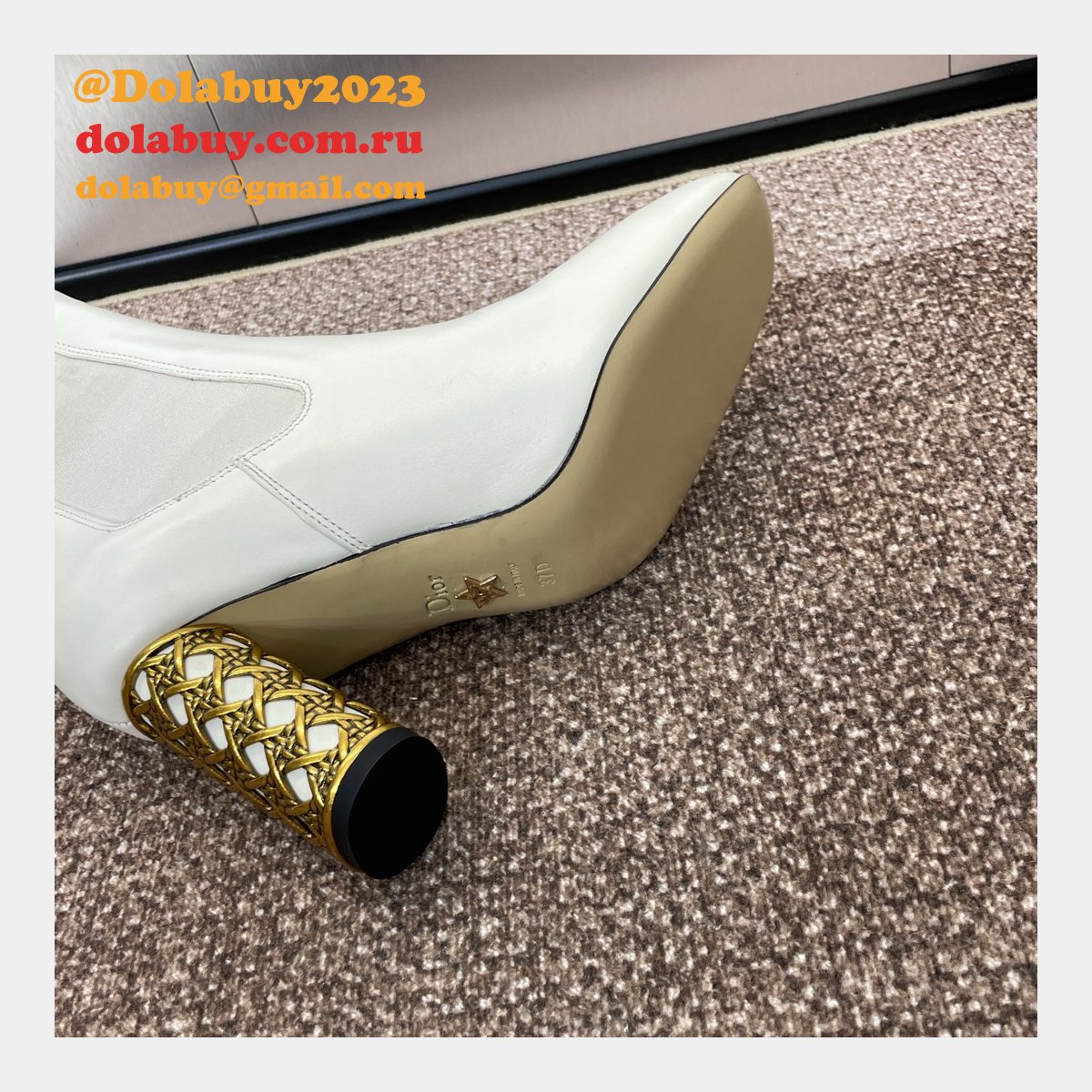 Top Quality Dior Icon Heeled Ankle Boot