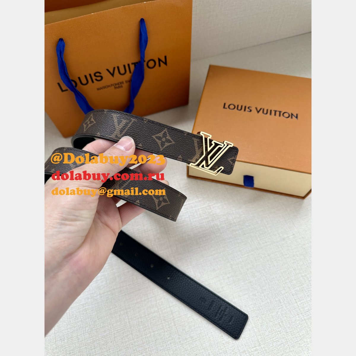 Top Quality Fake LOUIS VUITTON BELT Cheap 30MM