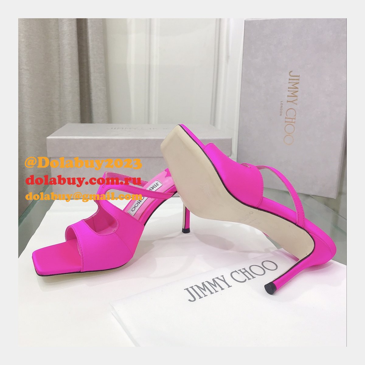 Heel: 8.5 cm Anise 75 Designer Sandals Jimmy Choo Shoes