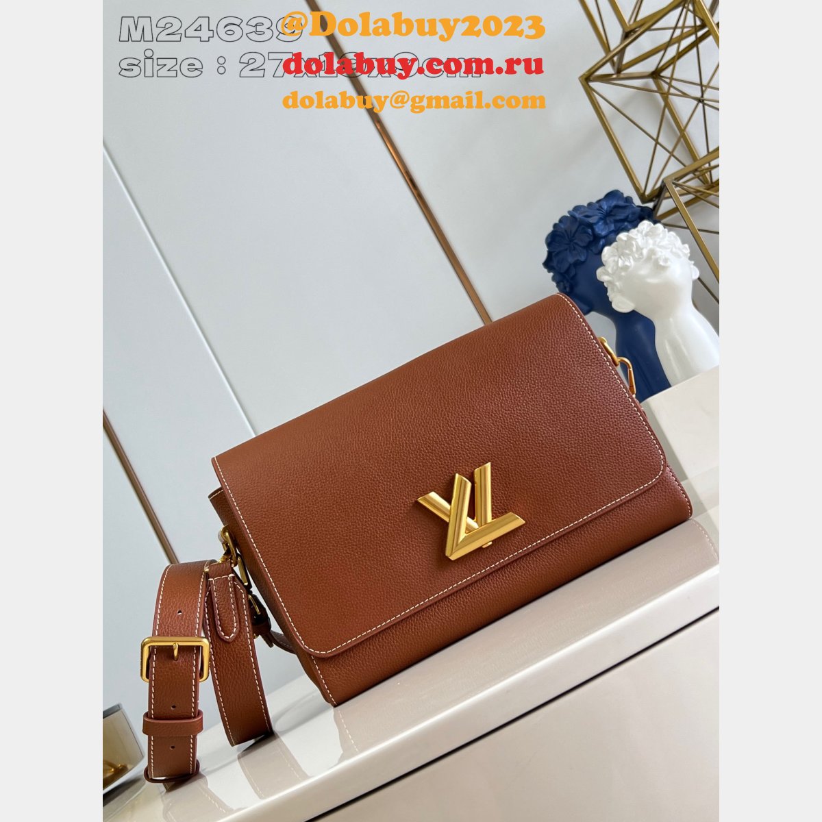 Top Wholesale Luxury Louis Vuitton Fake Soft Twist M24639 Bag