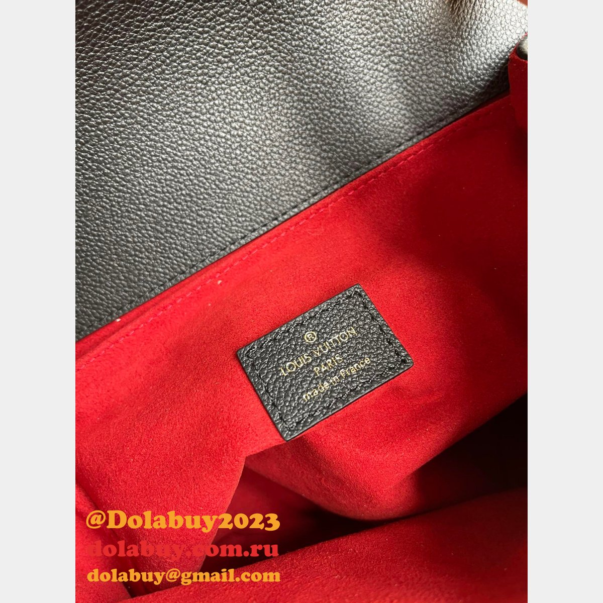 Louis Vuitton Bicolor Monogram Empreinte Leather M45773 Pochette Métis