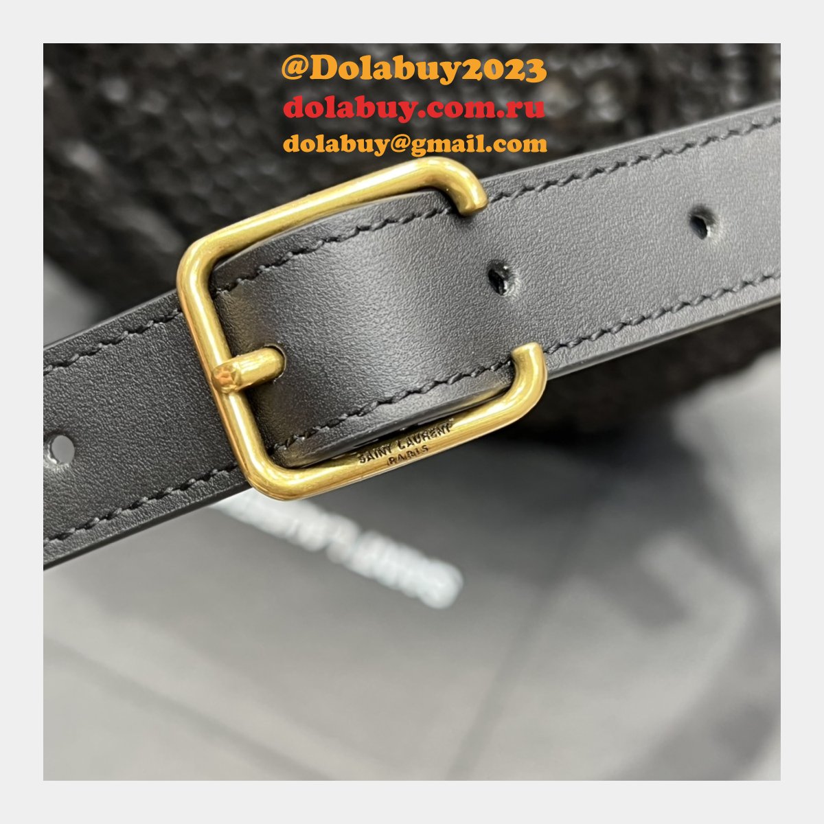 Buy Wholesale China YSL 685601 Beach Straw Woven Knockoff Bag