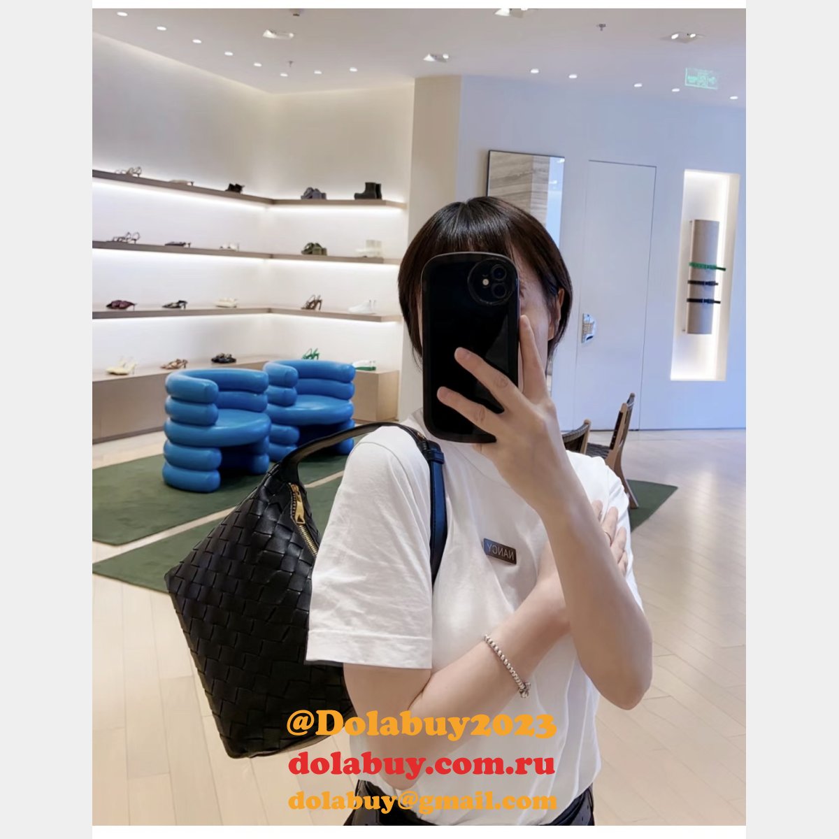 Top Quality BOTTEGA VENETA intrecciato happa hobo bag