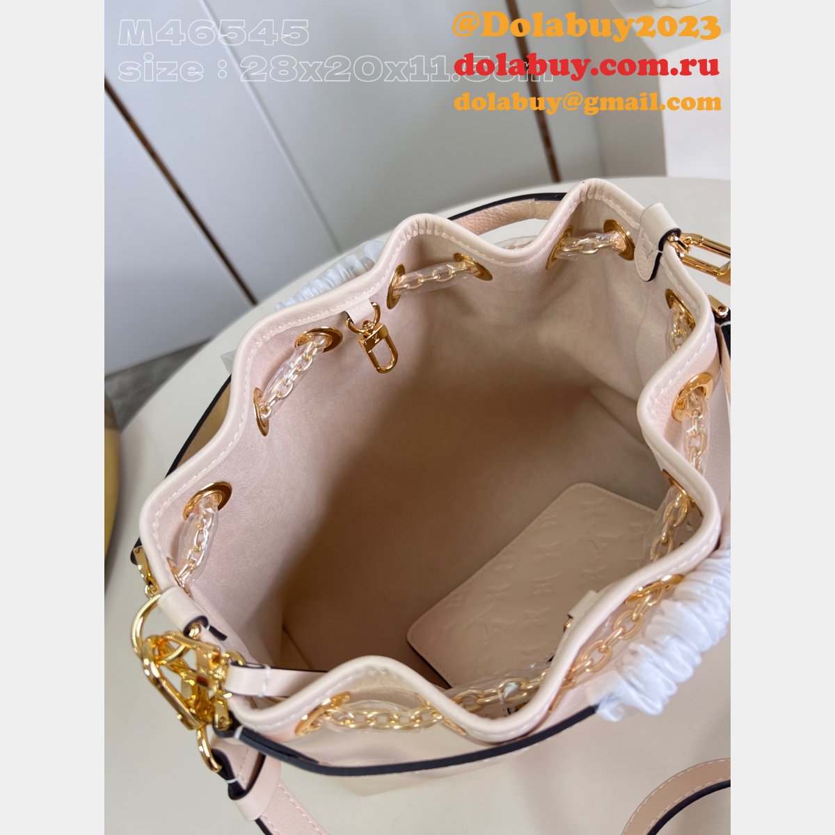 Louis Vuitton M46545 Replica Trianon Monogram Empreinte Bag