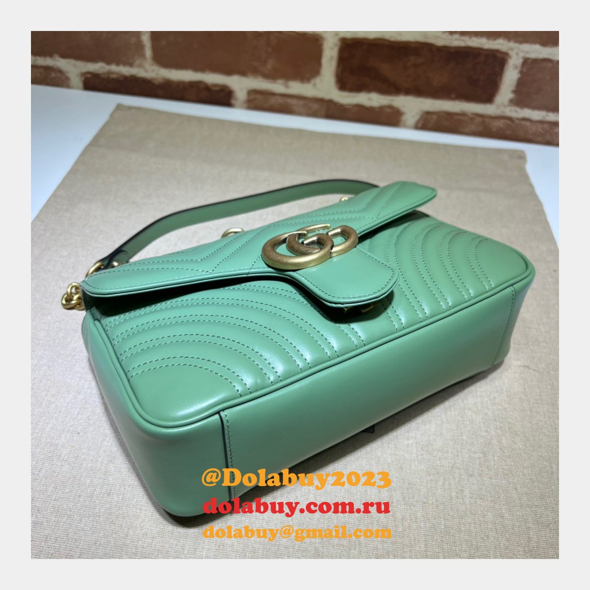 7 star G*u*i aaa replica 443497 gg marmont shoulder bag