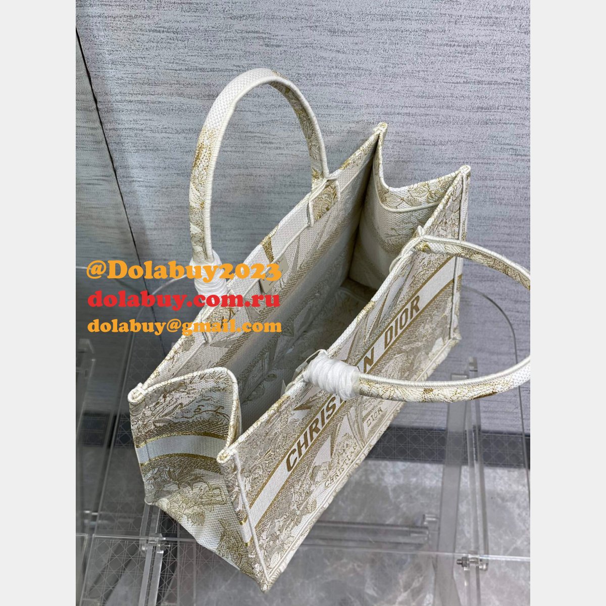 Christian Dior CD Book Tote 26.5/36/41.5 Replica Wholesale