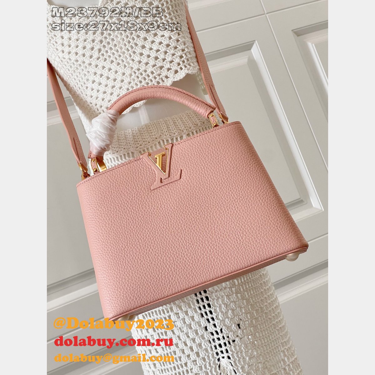 Replica Louis Vuitton Capucines BB Fashion Taurillon M23792 Bag