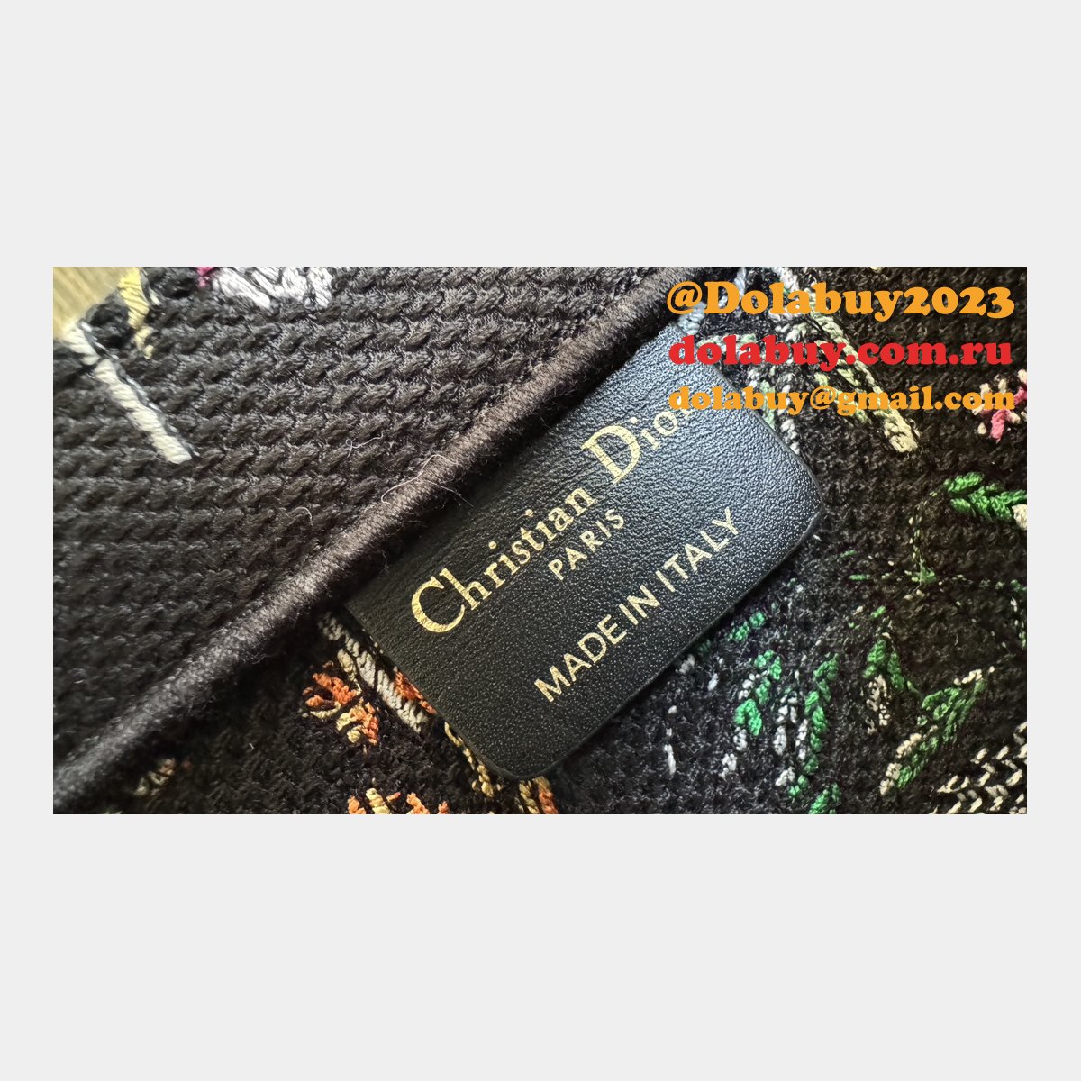 Designer Christian Dior CD Book Tote Replica Bags