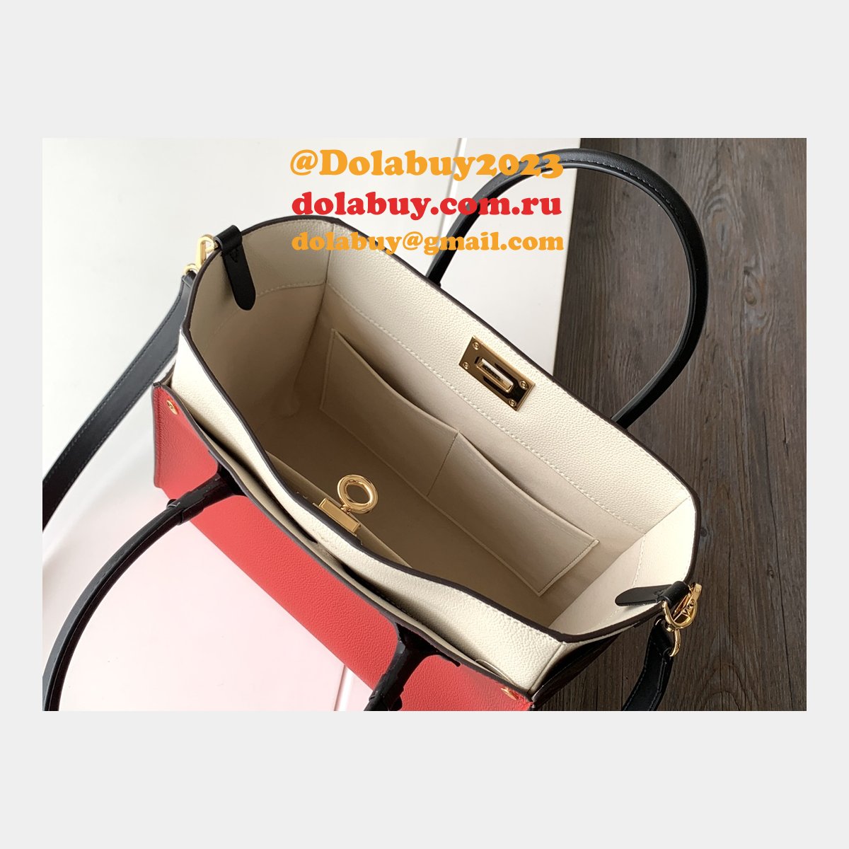 Designer LOUIS VUITTON On My Side MM M53825 HANDBAG