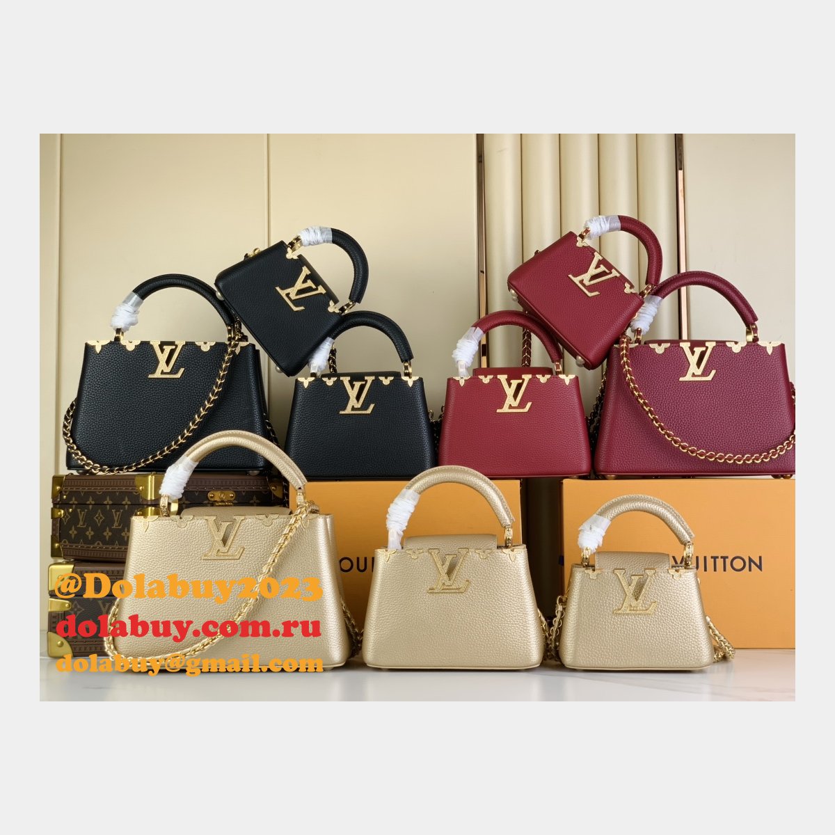 The Dolabuy Replica Capucines Louis Vuitton M48865 M24583 Bag