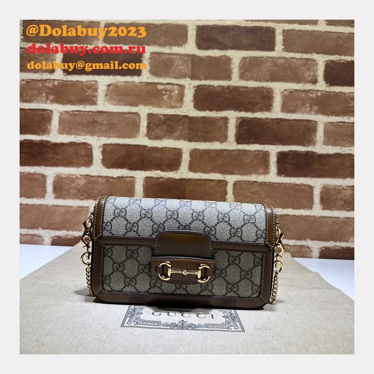 Horsebit 1955 Top Quality Gucci AAA+ 752002 Replica Bag