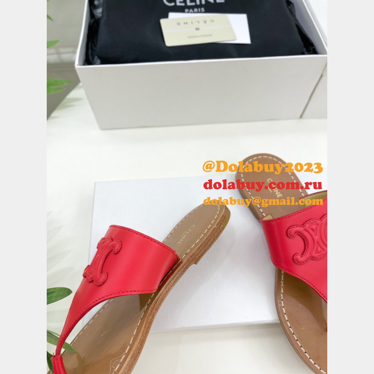 Dolabuy Celine Designer Replica Flip Flops Shoes
