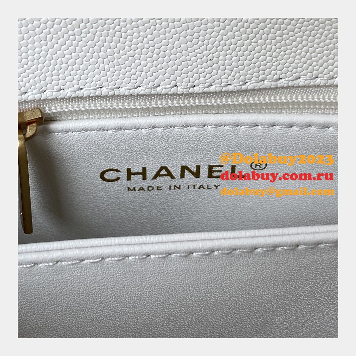 Wholesale Matelasse Top Handle A92990 Designer Bag Caviar 23cm