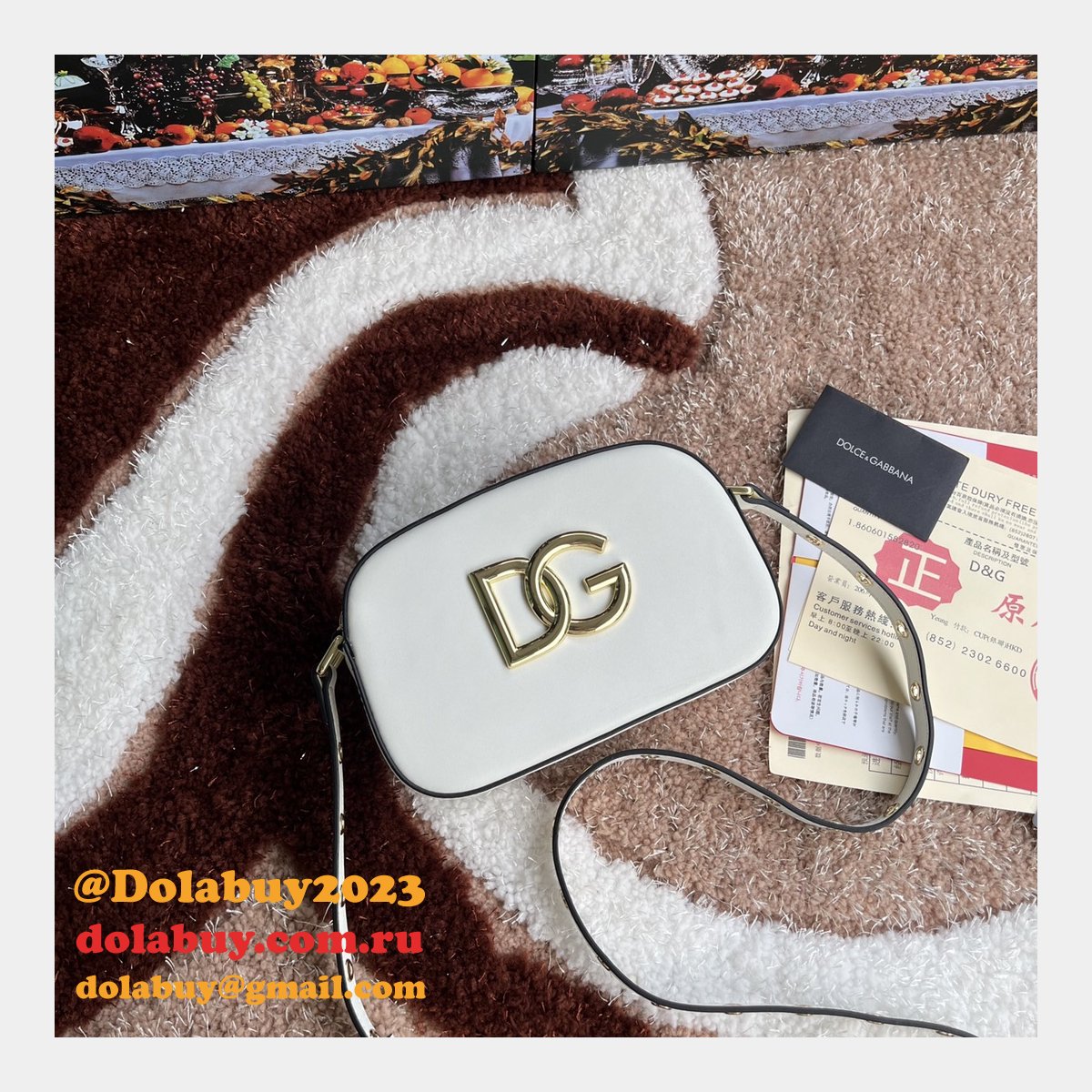 Factory Top Quality DG Logo Crossbody Dolce & Gabbana 3320 Copy Bags