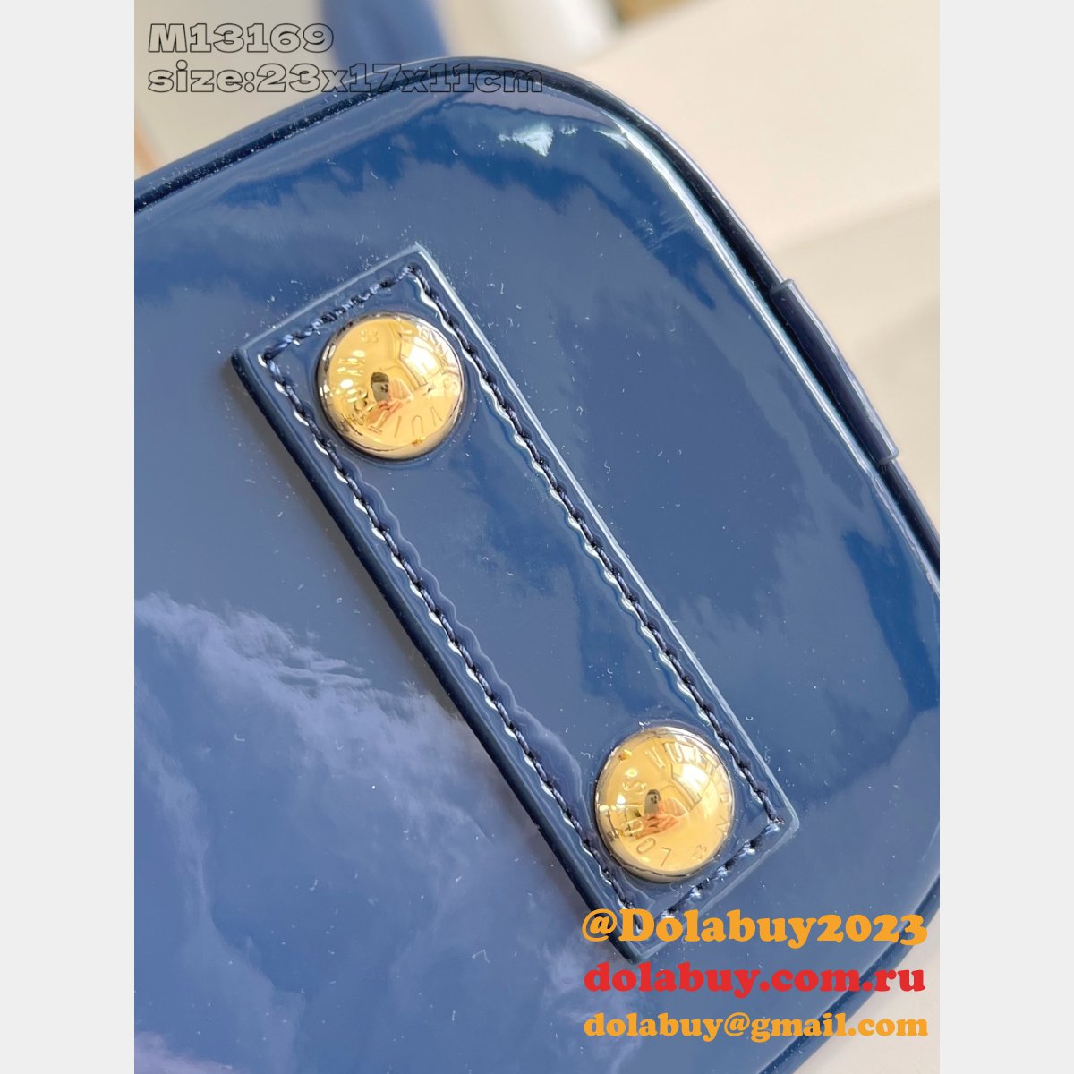 Louis Vuitton Alma BB M13169 Blue Top Quality Replica Handbag