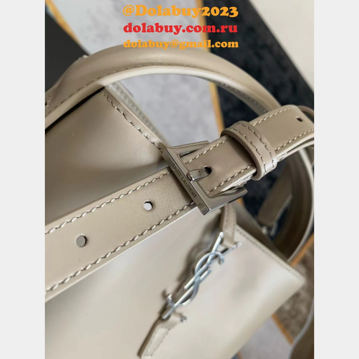 YSL Replicas LE 37 Inspired In Shiny 749036 Luxury Saint Laurent Bag