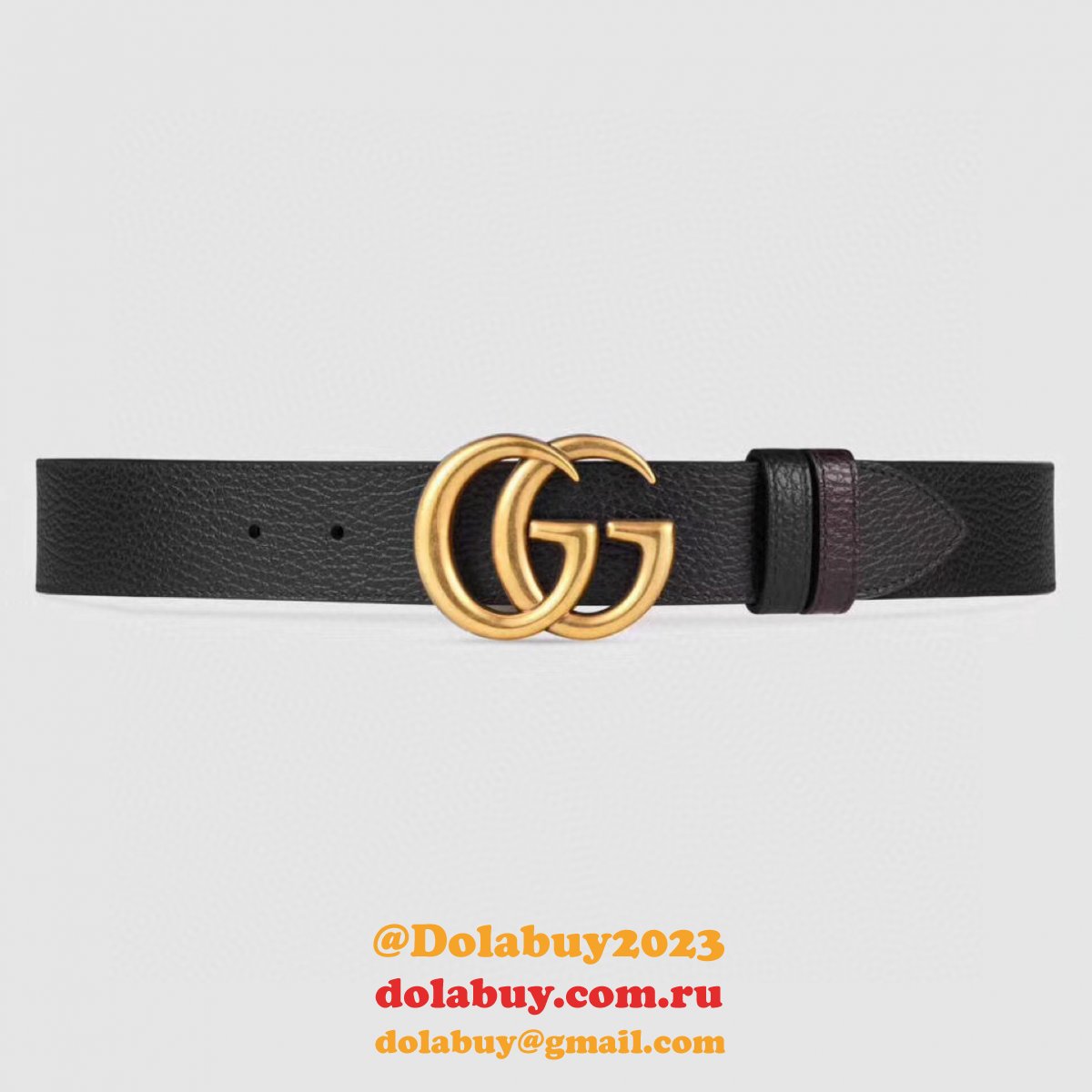luxury G*u*i 38mm double g shop the new replica black belts