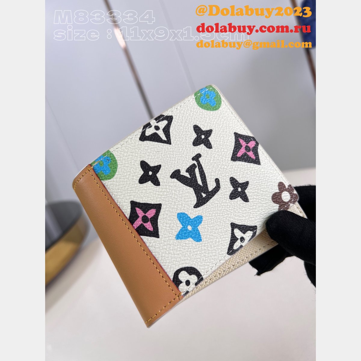 LVS Replica M83337/M83334/M83335 Brazza Pocket Organizer Multiple Wallet