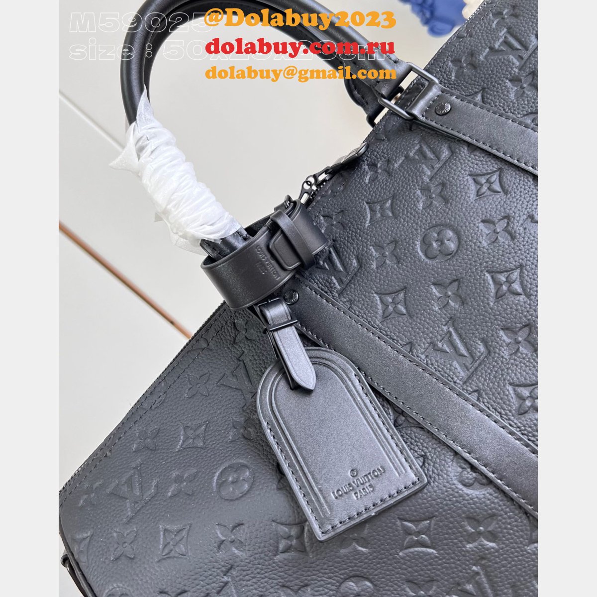 Louis Vuitton M59025 Inspired Keepall Bandoulière 50 Monogram Taurillon Bag