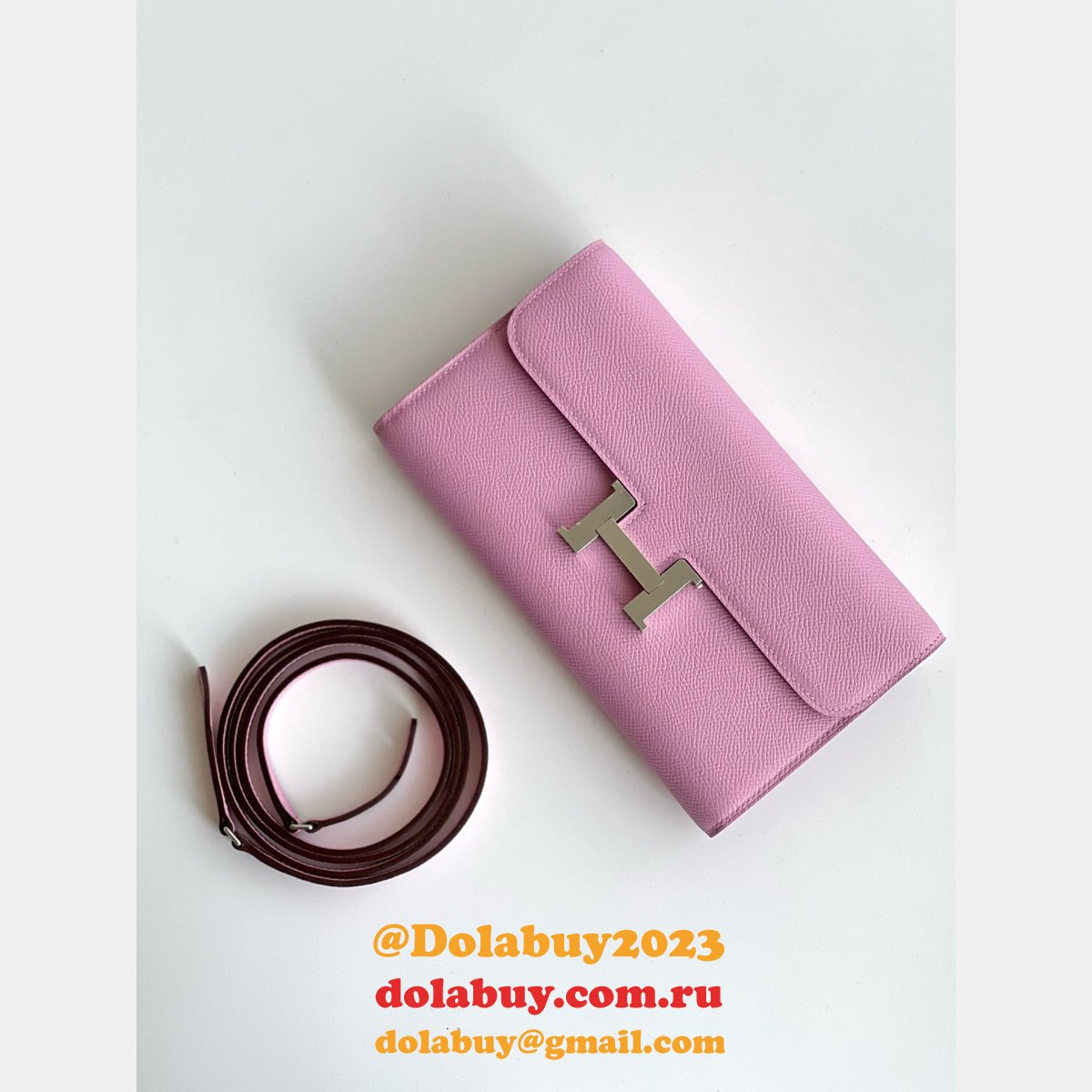 7 Star hermes constance to go clutch bag