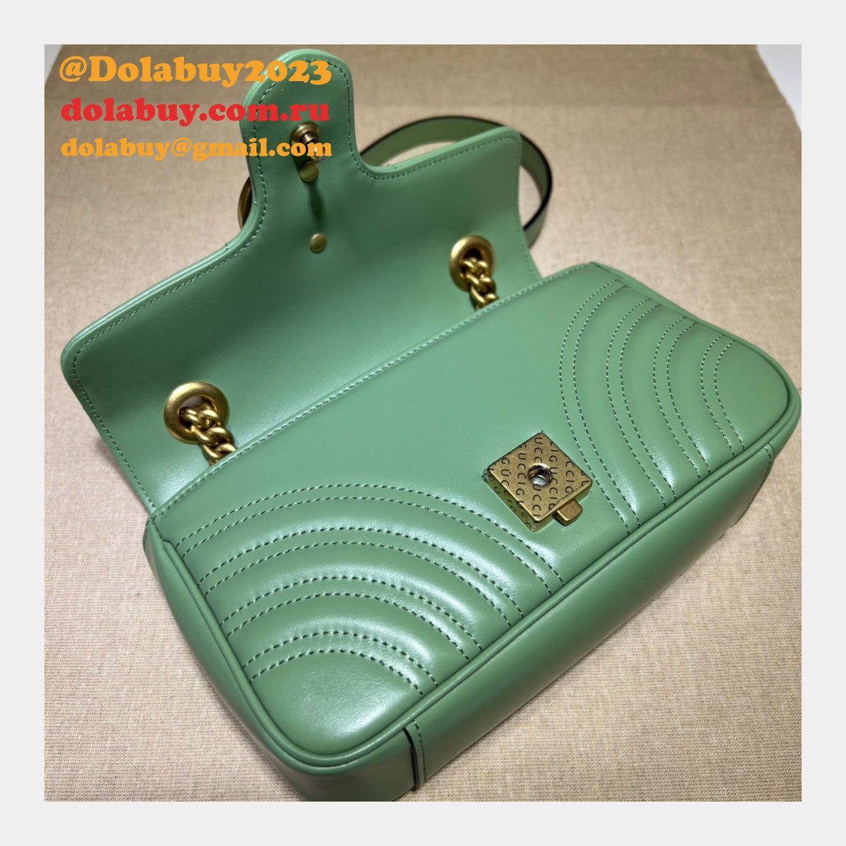 perfect G*u*i gg marmont 446744 replica handbags