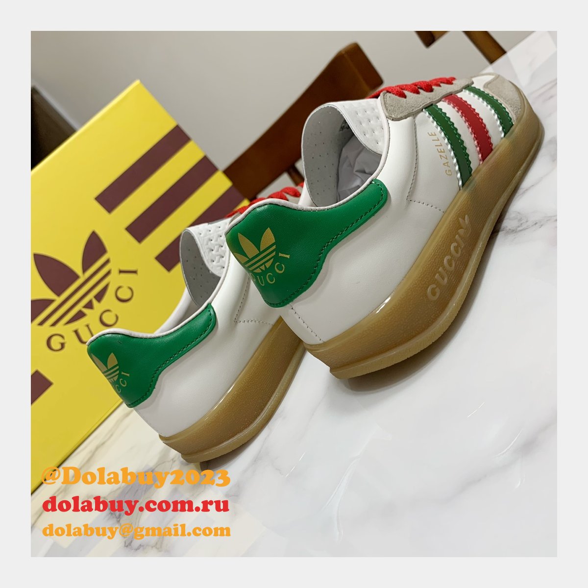 duplicate G*u*i x adidas shamrock joint skate men/women shoes