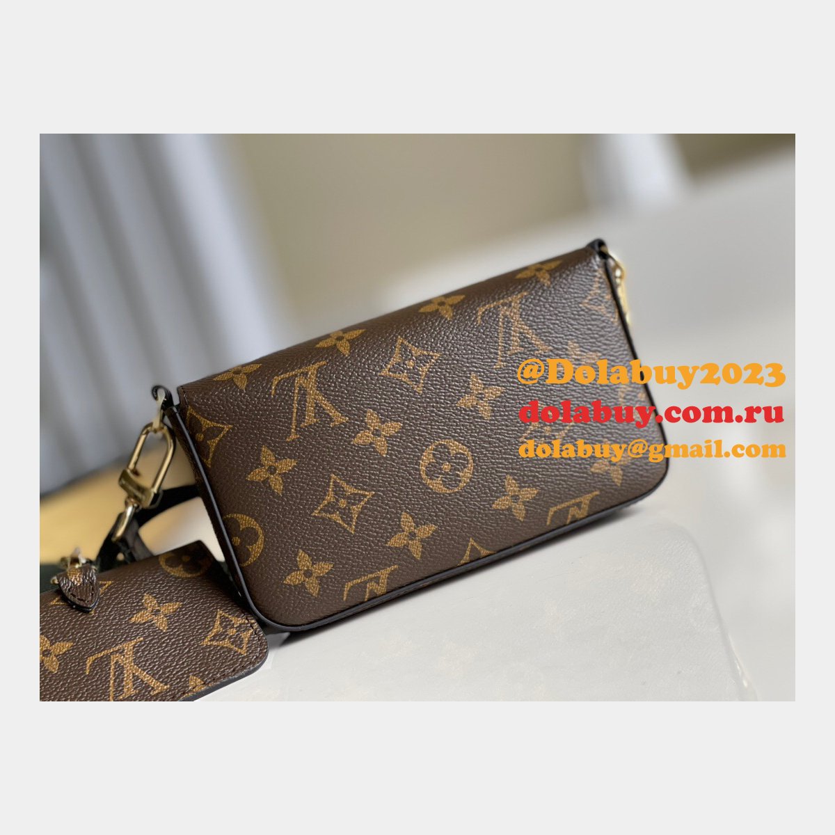 Replica Louis Vuitton Monogram M80091 Félicie Pochette