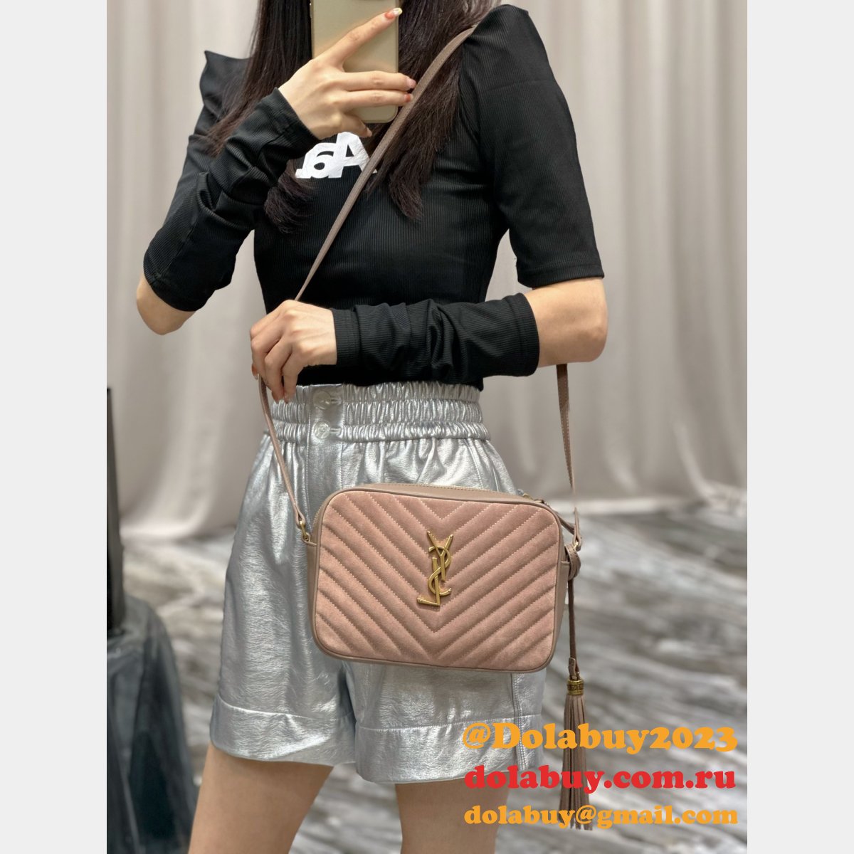 Saint Laurent 520534 Perfect Lou Camera Shoulder Cheap Bag