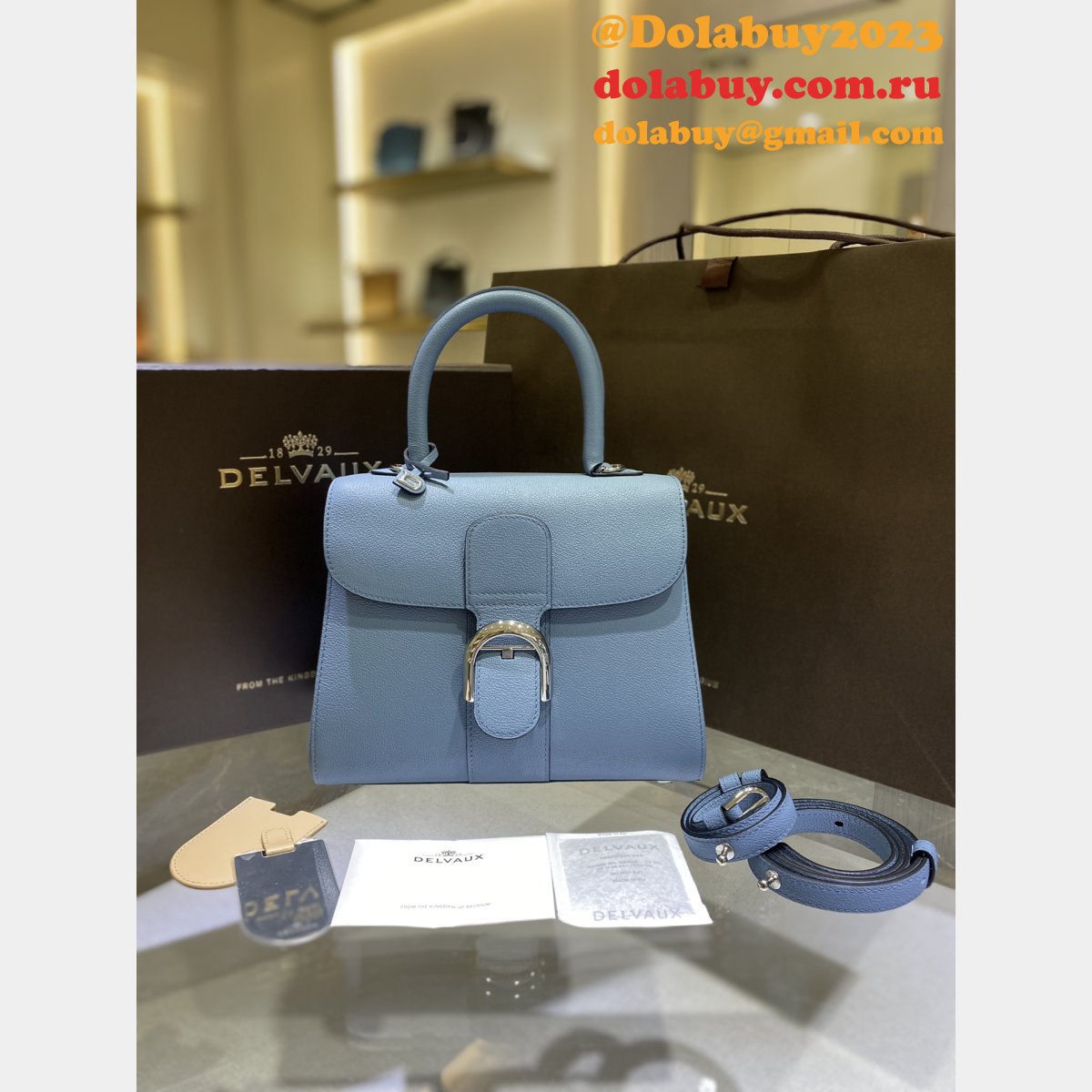 Designer Delvaux Rodéo Brillant 99125066 Calf Knockoff Handbags