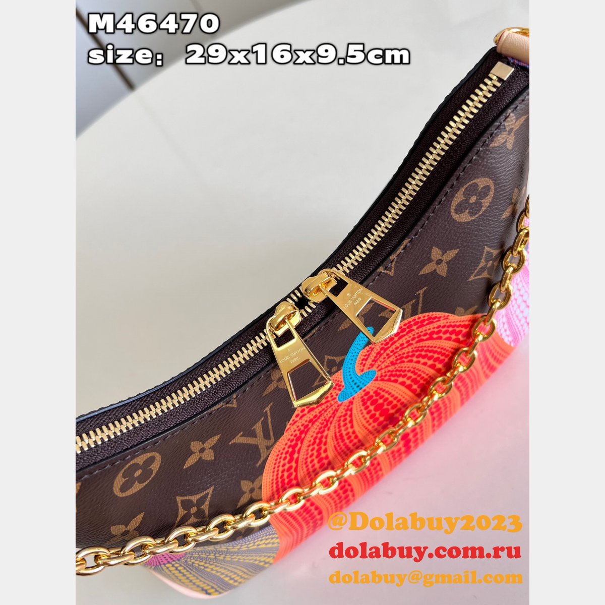 LVS x YK Boulogne Fake Louis Vuitton Monogram M46470 Bag