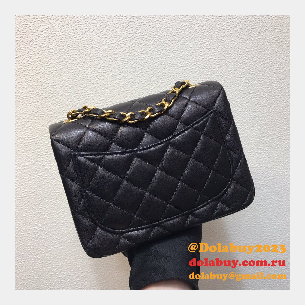 Fashion CC 1115 Lambskin Flap Bag 17cm