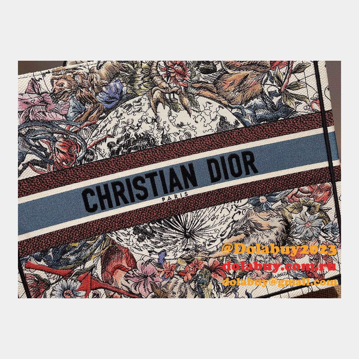 AAA Replica Designer CD Book Tote Christian Dior Handbags