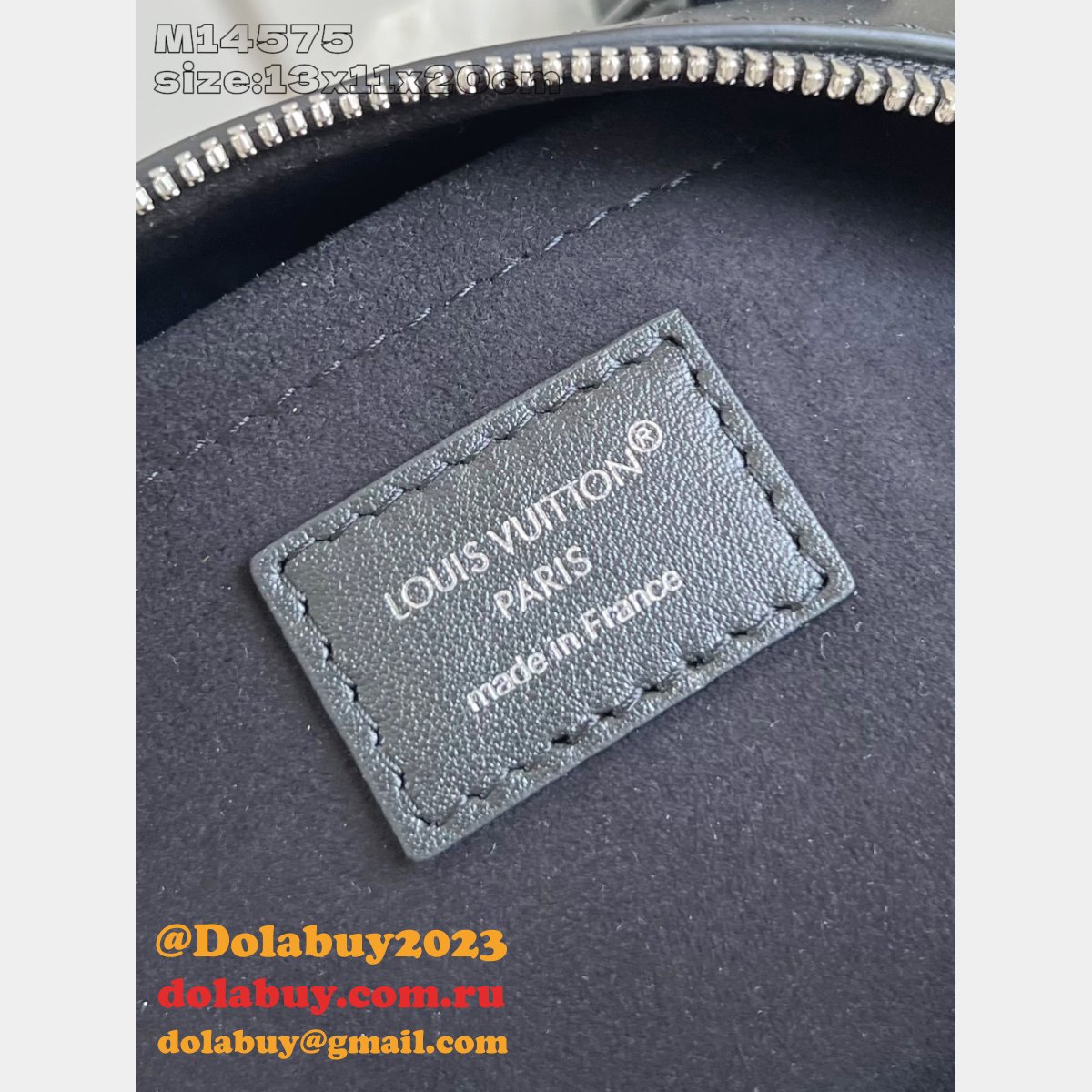 Louis Vuitton Speedy 20 Trunk Bag M14575 Luxury Black Perfect