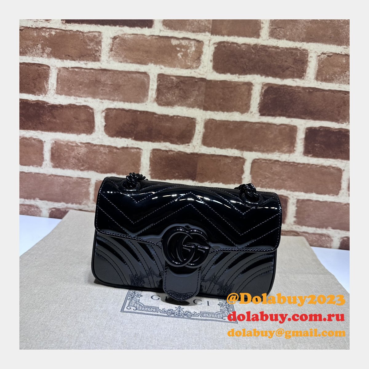 top-quality G*u*i 446744 gg marmont matelassé fake 446744 shoulder bag