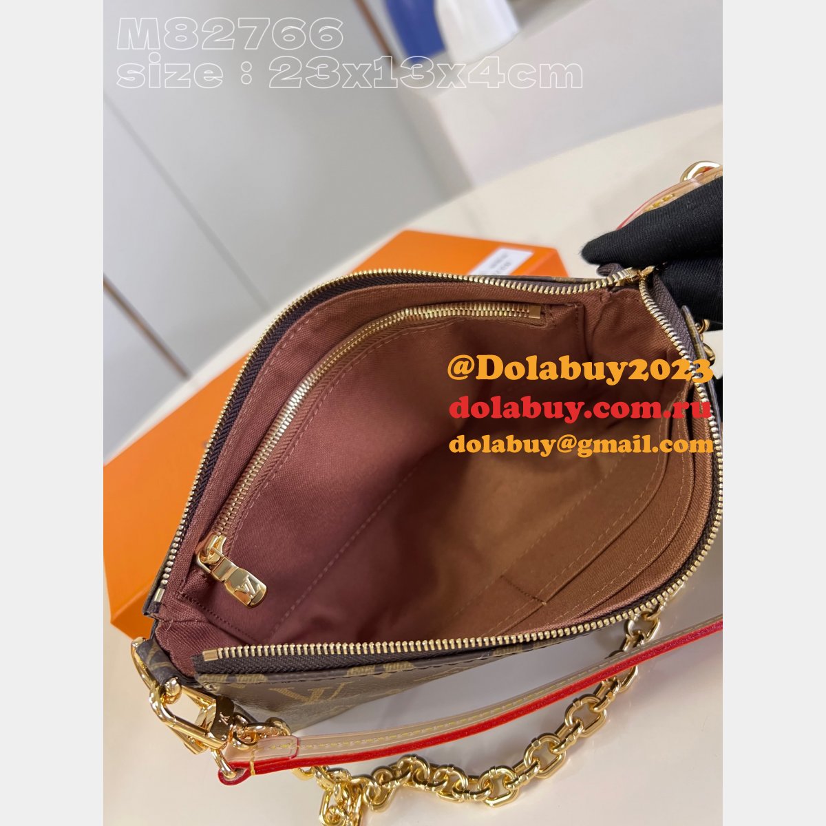 M82766 Pochette Accessoires Monogram Wholesale Louis Vuittons Bag