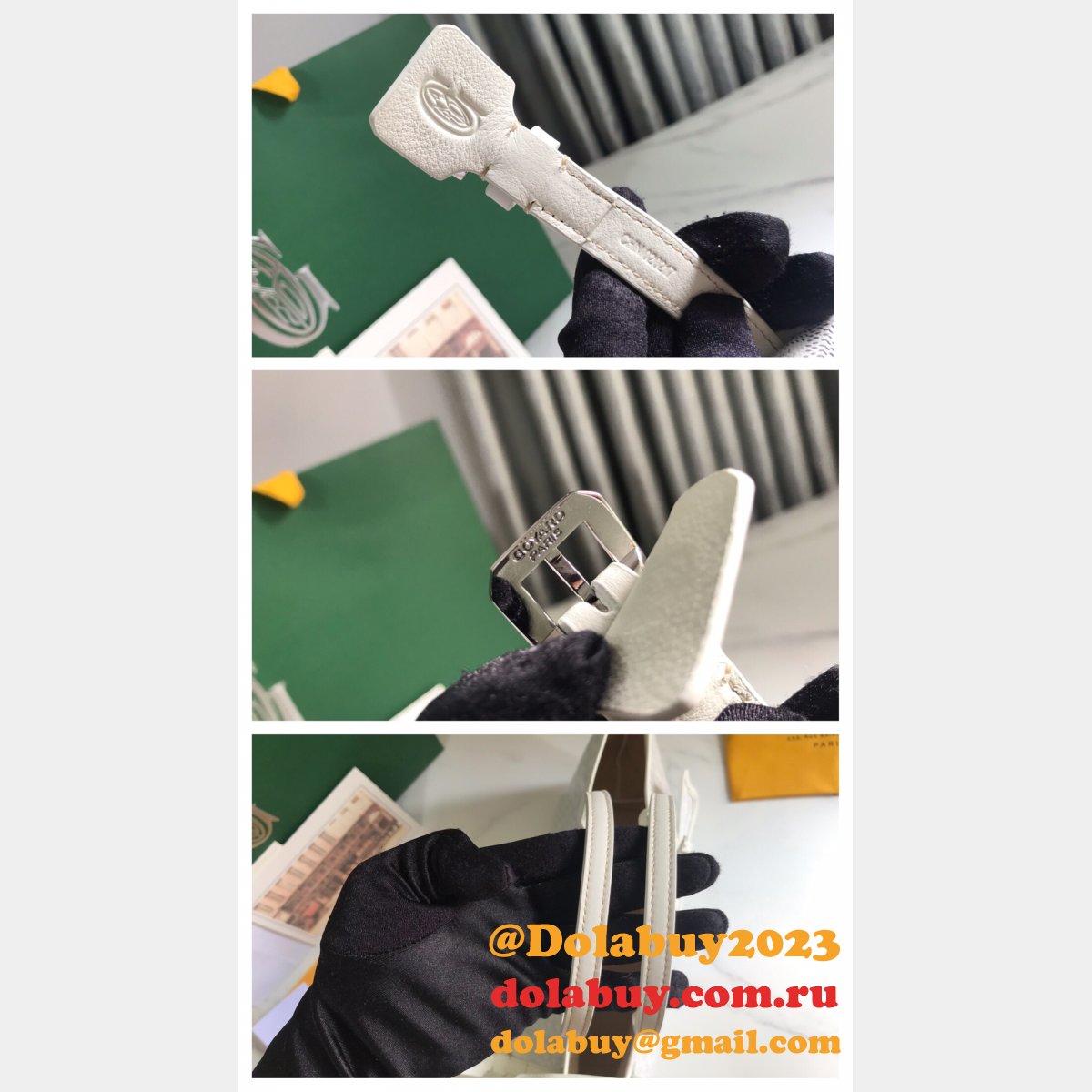 Designer Goyard Chien Gris & Pocket Pet bag