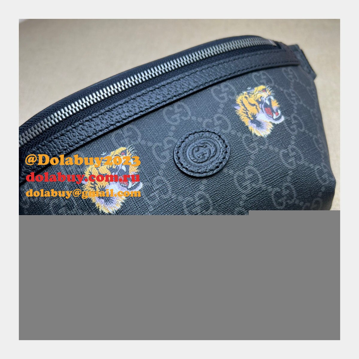 G*u*i designer replica gg tiger men 675181 belt bags