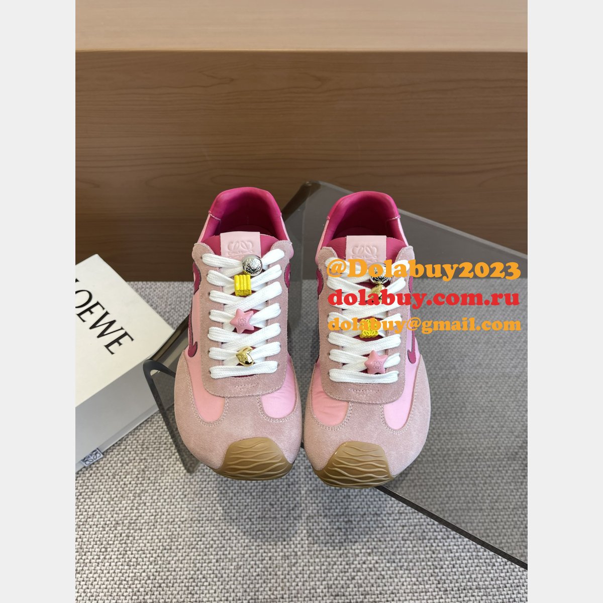 Ballet Runner 2.0 In Nylon And Calfskin