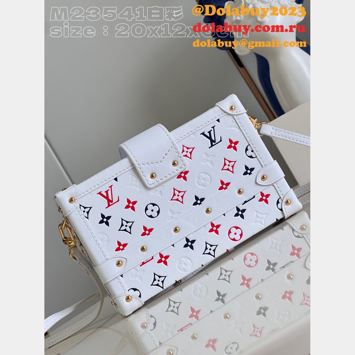 Copy Louis Vuitton Designer Petite Malle H27 M23541 Replica Bag