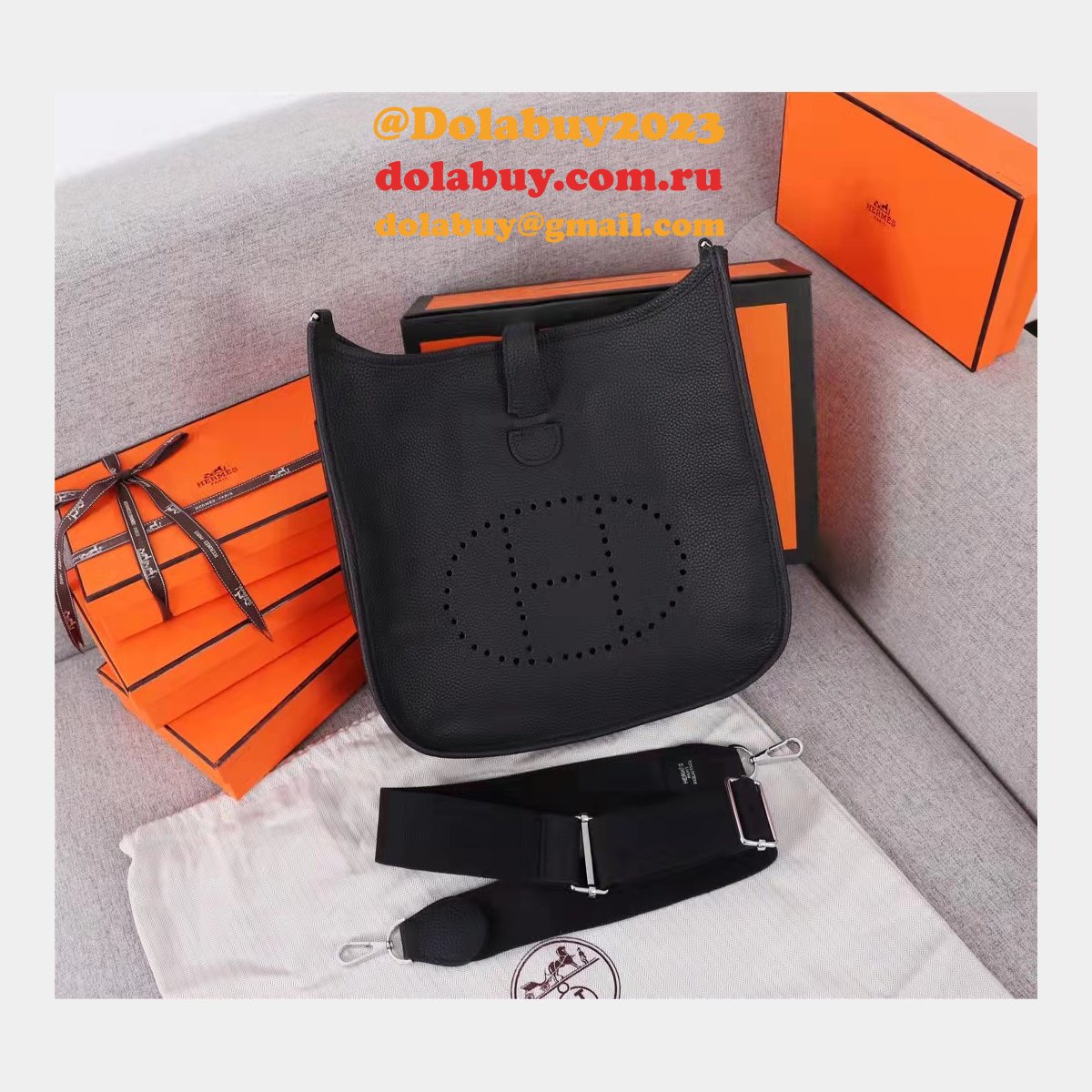 Hermes Replica Evelyne Bags 28CM Products Luxury Online Store