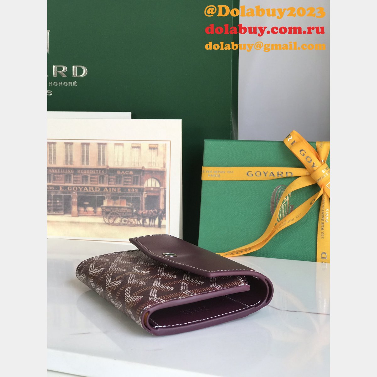 Top Quality Goyardine  Saint-Gabriel wallet